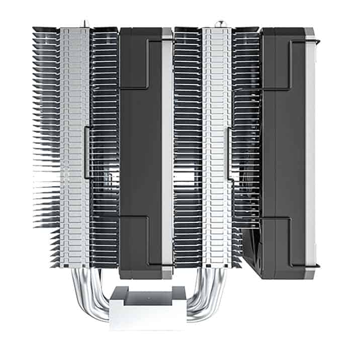 (image for) Montech METAL DT24 BASE Intel/AMD Performance CPU Air Cooler with 2x 120mm PWM Fan